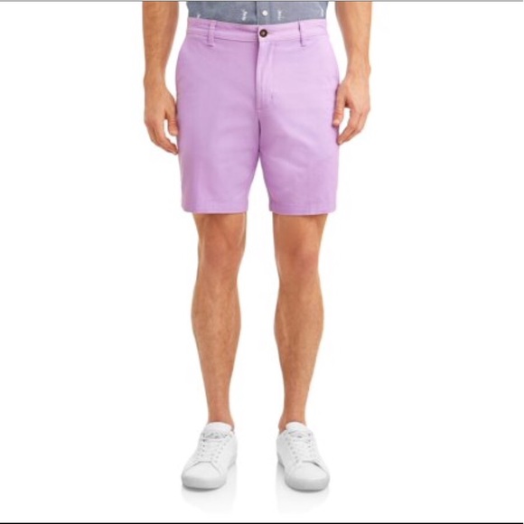 George Men’s Flat Front Shorts - Picture 1 of 4